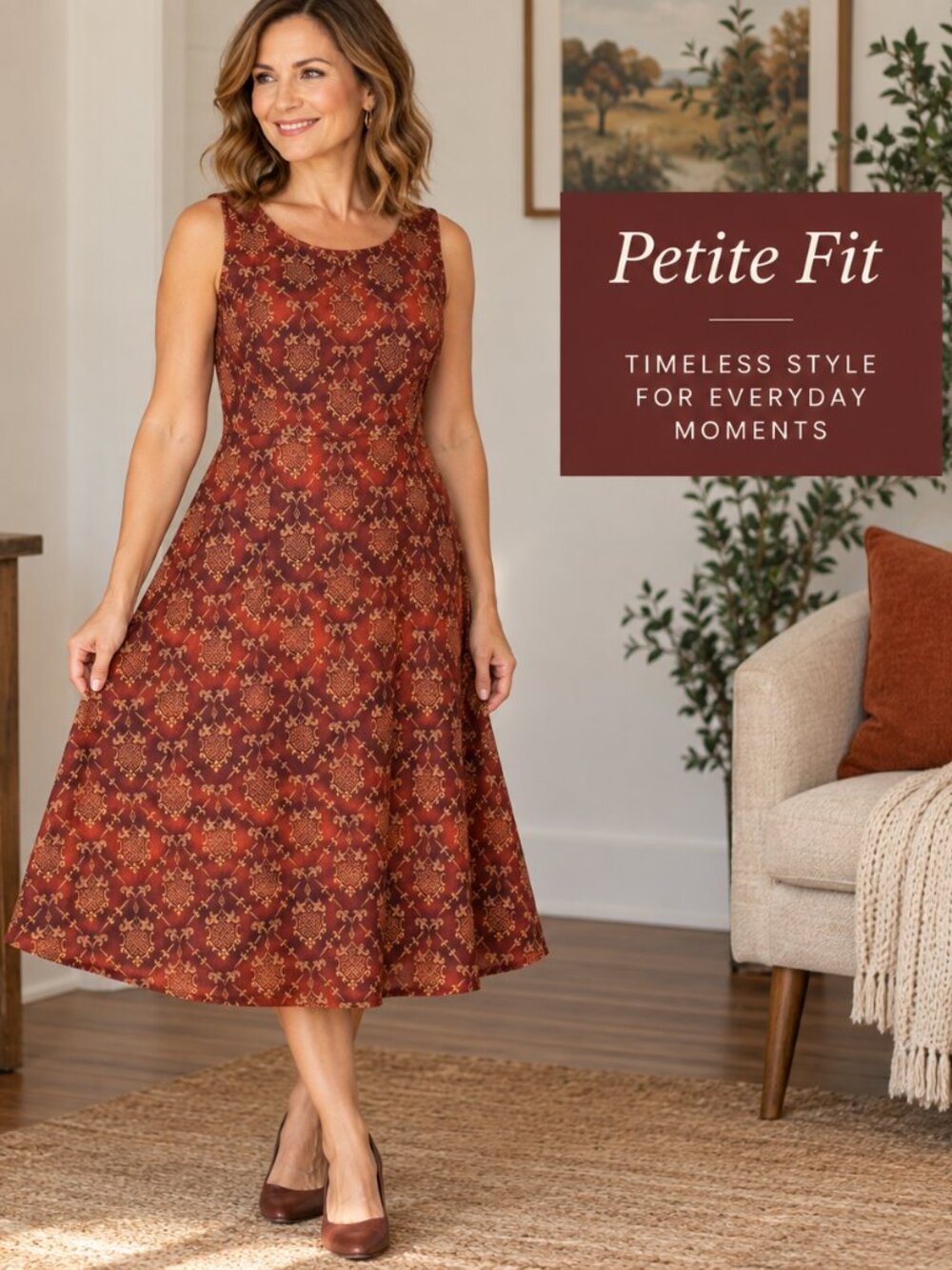 Vintage 14P Sleeveless Dress